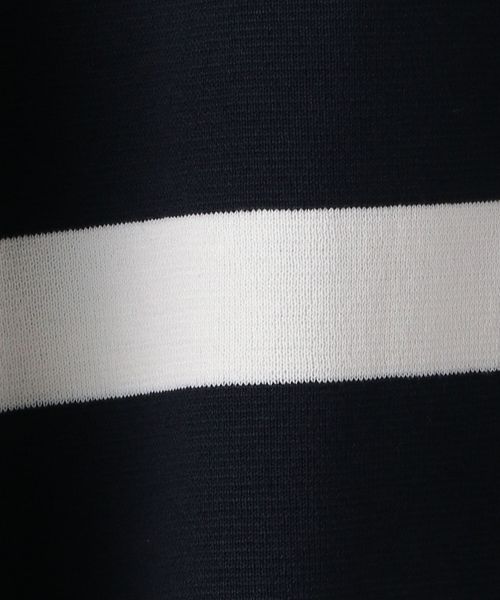 BY ミラノリブ ナバル スキッパー ニット ‐ウォッシャブル‐ 安い買付 ROKU 6 MILANO RIB SKIPPER KNIT ニット/セーター