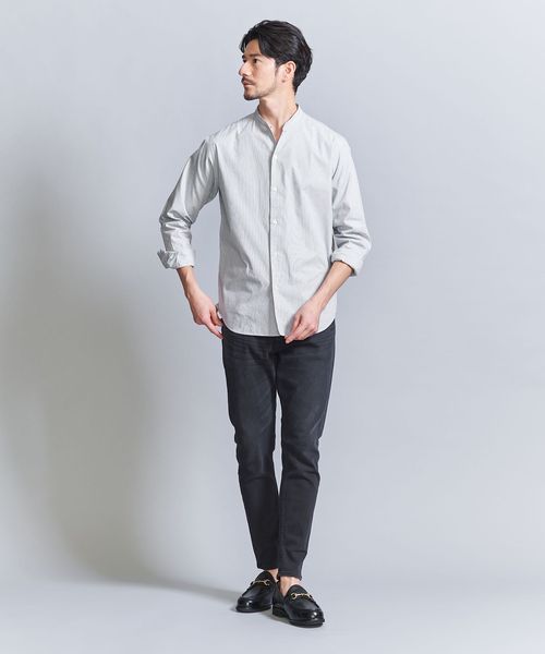 UNITED ARROWS -   【おまとめ】 un dix  スキッパーシャツ&amp;アーバンリサーチセットアップ WEB限定 WARDROBE SMART】コットン バンドカラー スキッパー