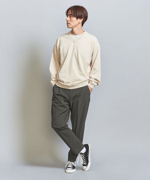 ドレス 1プリーツ ジャストレングス パンツ ‐ヨコストレッチ‐