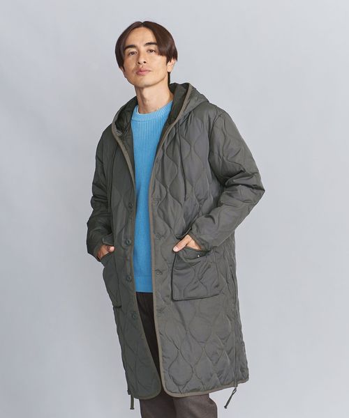 UNITED ARROWS ダウンジャケット フード付き T/W フード ダウンコート ―撥水―