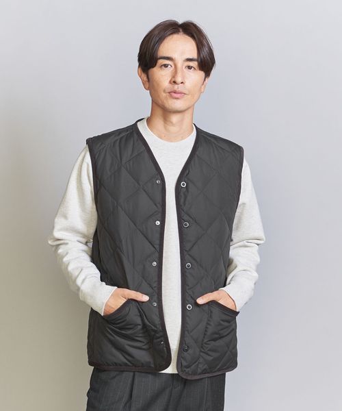 TAION＞ シティ パイピング ダウンベスト