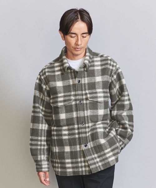 肌触り抜群◎、フランス製】A.P.C. CPOシャツ古着モヘア初期ドレッシー  