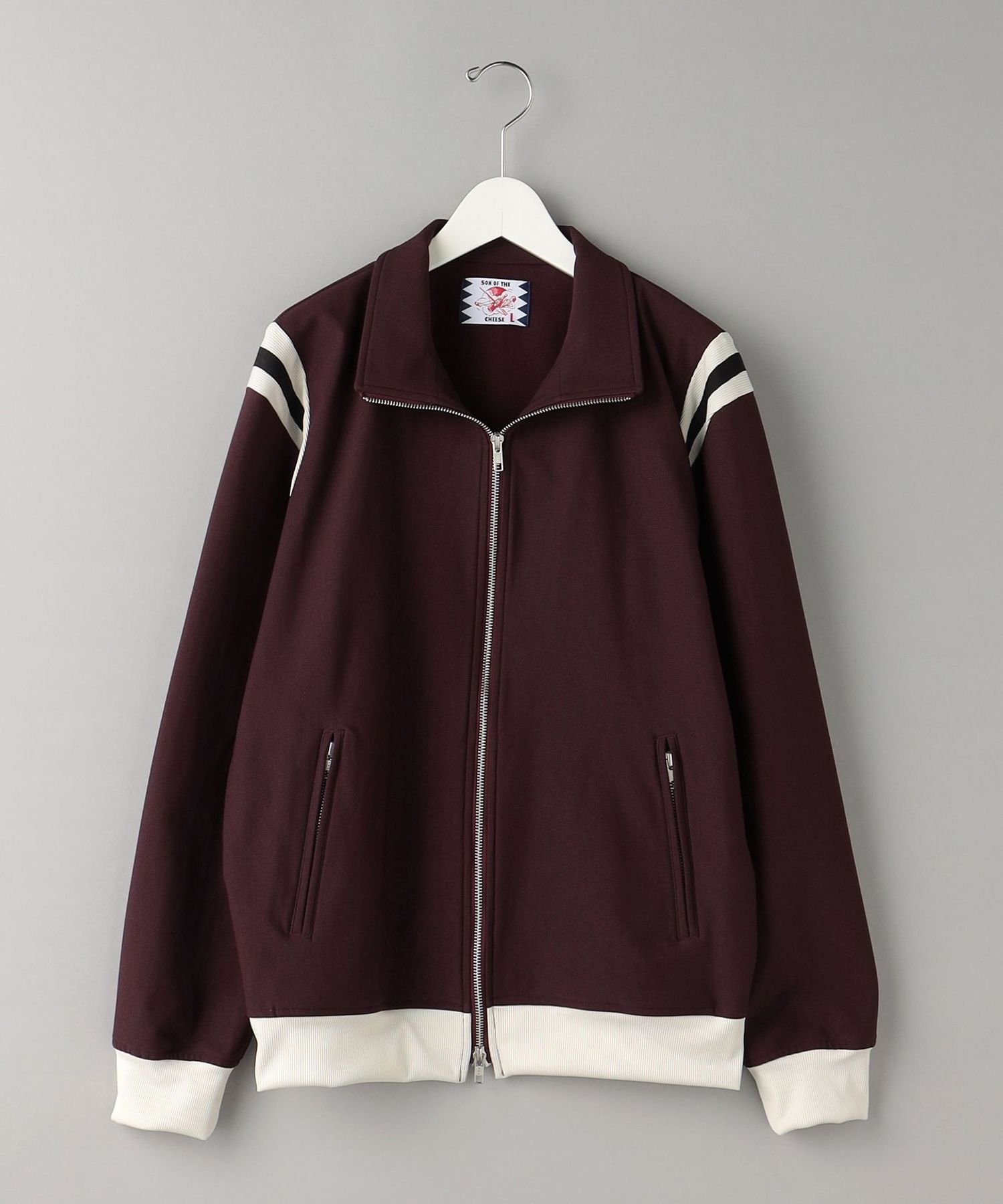 ジャケット・アウター SON OF THE CHEESE Satin Track Jacket SON OF