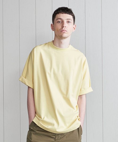 H＞MELLOW COTTON DOLMAN SLEEVE T―SHIRT/Tシャツ