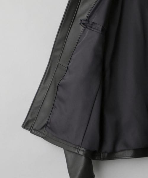 UNITED ARROWS BY シープレザー シングル ライダース L シープレザー シングル ライダース ジャケット