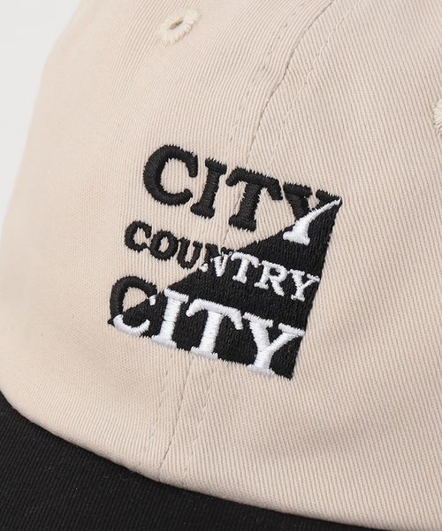 CITY COUNTRY CITY＞ EMB ロゴ キャップ