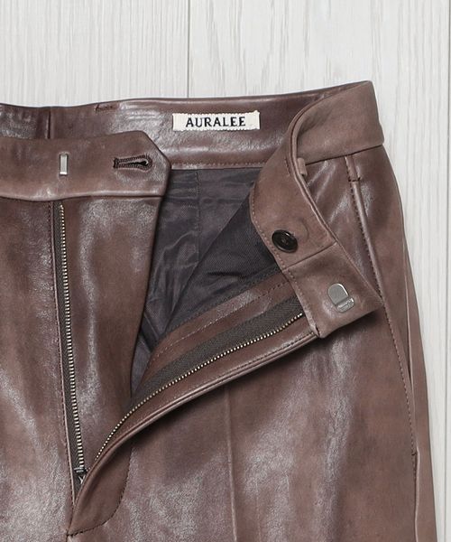 AURALEE＞LEATHER PANTS/パンツ 