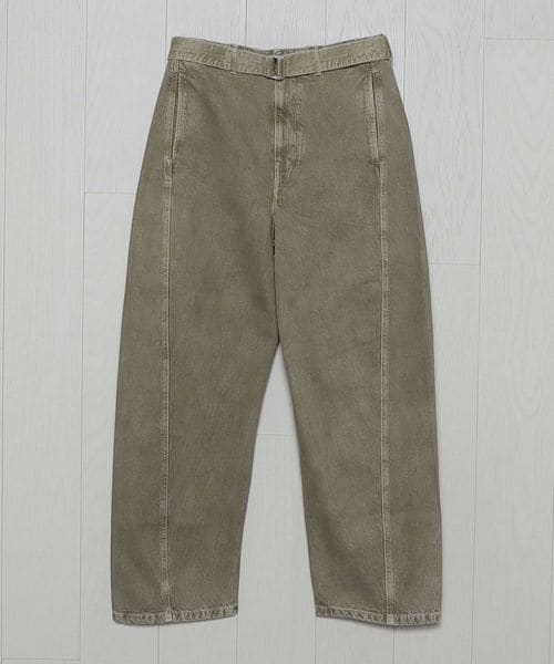 LEMAIRE＞TWISTED BELTED PANTS OLV/パンツ 