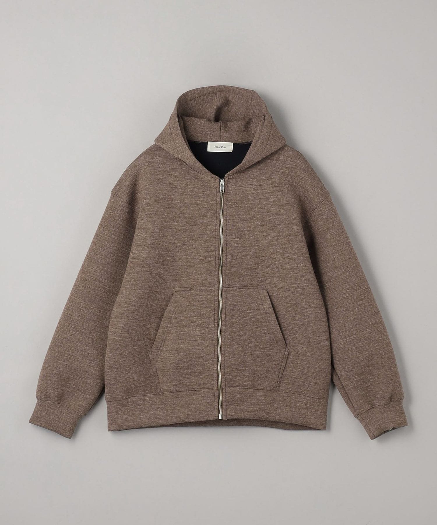 新品 Ernie Palo 24AW アルパカ ダブルニット ハーフジップ 36
