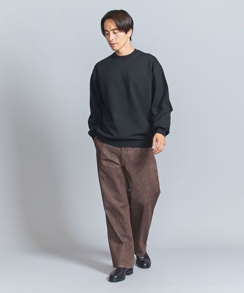 フェード カラーデニム ノープリーツ パンツ