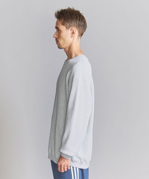 10oz ヘビー サーマル クルーネック スウェット HERMESスカーフ