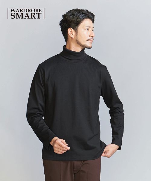 BEAUTY&YOUTH/【WEB限定 WARDROBE SMART】 クリア ガスコットン タートルネック カットソー【抗菌・防臭】/Tシャツ / カットソー
