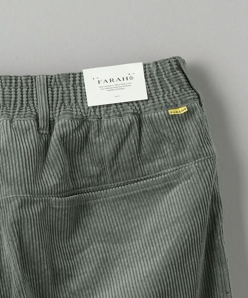 FARAH 24AWコーデュロイワイドパンツ 別注】 ＜FARAH＞ イージー ワイド コーデュロイ パンツ