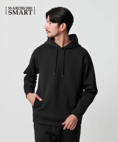 BEAUTY&YOUTH/【WEB限定 WARDROBE SMART】ダブルニット  スウェット パーカー/セットアップ対応/スウェット / パーカー