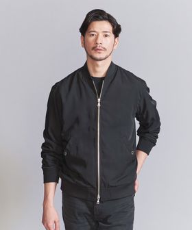 WEB限定 WARDROBE SMART】ライト ツイル MA―1 ブルゾン