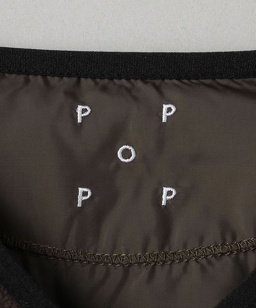 POP TRADING COMPANY＞ フリース リバーシブル ベスト