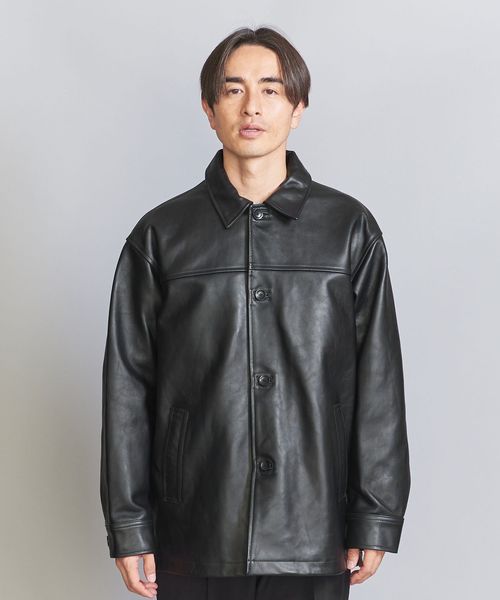 B&Y UNITED ARROWS 別注 Schott ハーフコート サイズL 【公式通販】 B&Y UNITED ARROWS 別注 Schott ハーフコート サイズL 【公式通販】