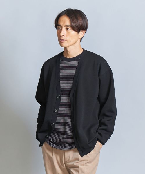 セール　新品 STILL BY HAND ミラノリブ Vネックカーディガン 48 セール 新品 STILL BY HAND ミラノリブ Vネックカーディガン 48