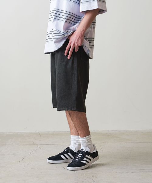 BEAUTY&YOUTH/カラーデニム バギー ショートパンツ/その他パンツ