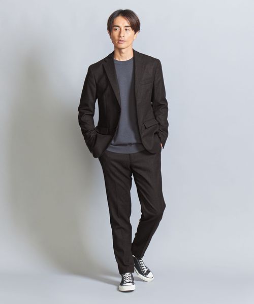 ユナイテッドアローズ サキソニー2B セットアップスーツ グレー UNITED ARROWS LTD. OUTLET｜サキソニー 2B ジャケット