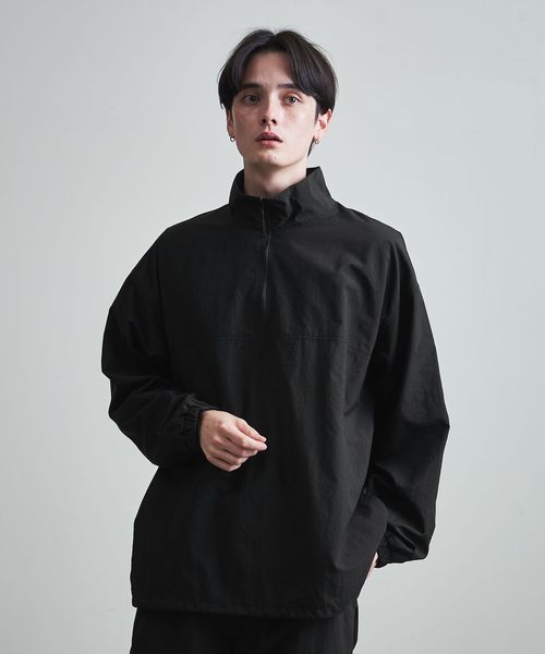 BEAUTY&YOUTH/ナイロン リップストップ ハーフジップ ブルゾン/その他コート / ブルゾン