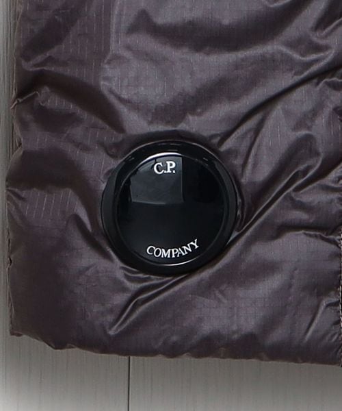 C.P. COMPANY ブラックダウンベスト C.P. Company D.D. SHELL GOGGLE DOWN VEST Black | BSTN Store