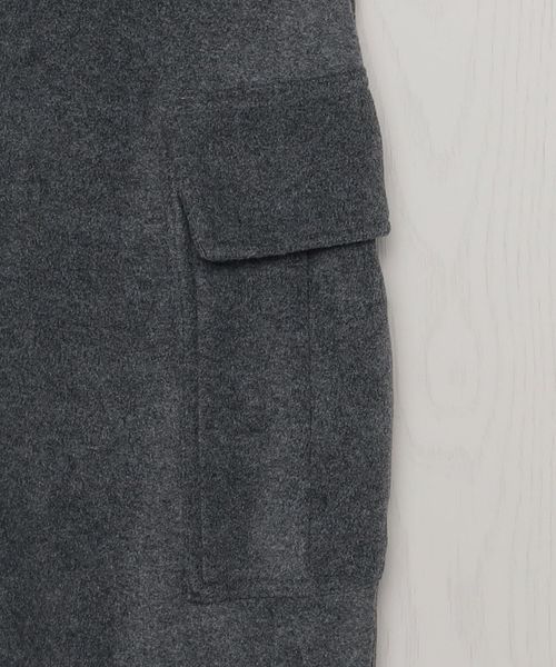 H＞フリース カーゴパンツ