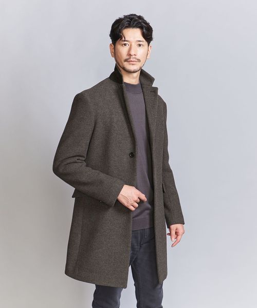 WEB限定 WARDROBE SMART】PE メルトン チェスターコート