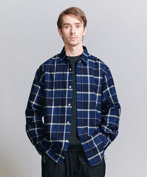 BEAUTY&amp;YOUTH UNITED ARROWS - enof シャツ BEAUTY＆YOUTH UNITED ARROWS シャツ ドレープ ツイル オープン