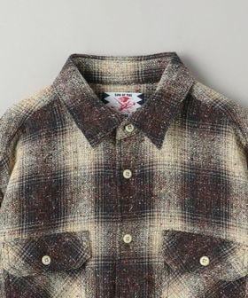 トップス SON OF THE CHEESE NEP TWEED SHIRT Son of the Cheese＞ ネップ ツイード シャツ