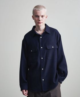 ツイード ライク シャツ ジャケット