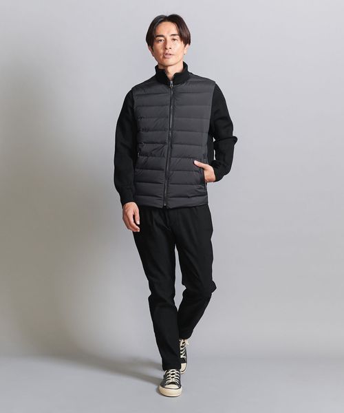 ニット コンビ ダウン ブルゾン