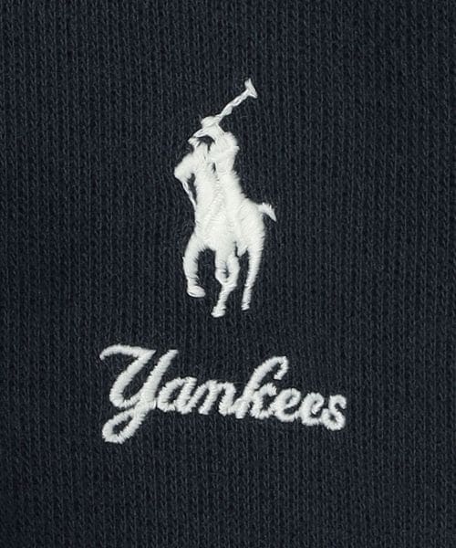 コラボ Yankees x Ralph Lauren ハーフジップ プルオーバー POLO RALPH LAUREN×NY> ハーフジップ ロングスリーブ プルオーバー