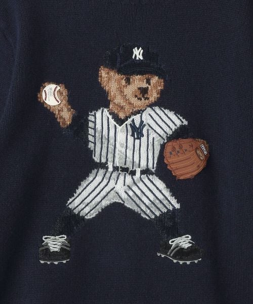 POLO RALPH LAUREN×NY＞ ベア クルーネック ニット