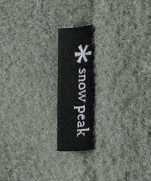 snow peak＞ ダブルフェイス フリース プルオーバー
