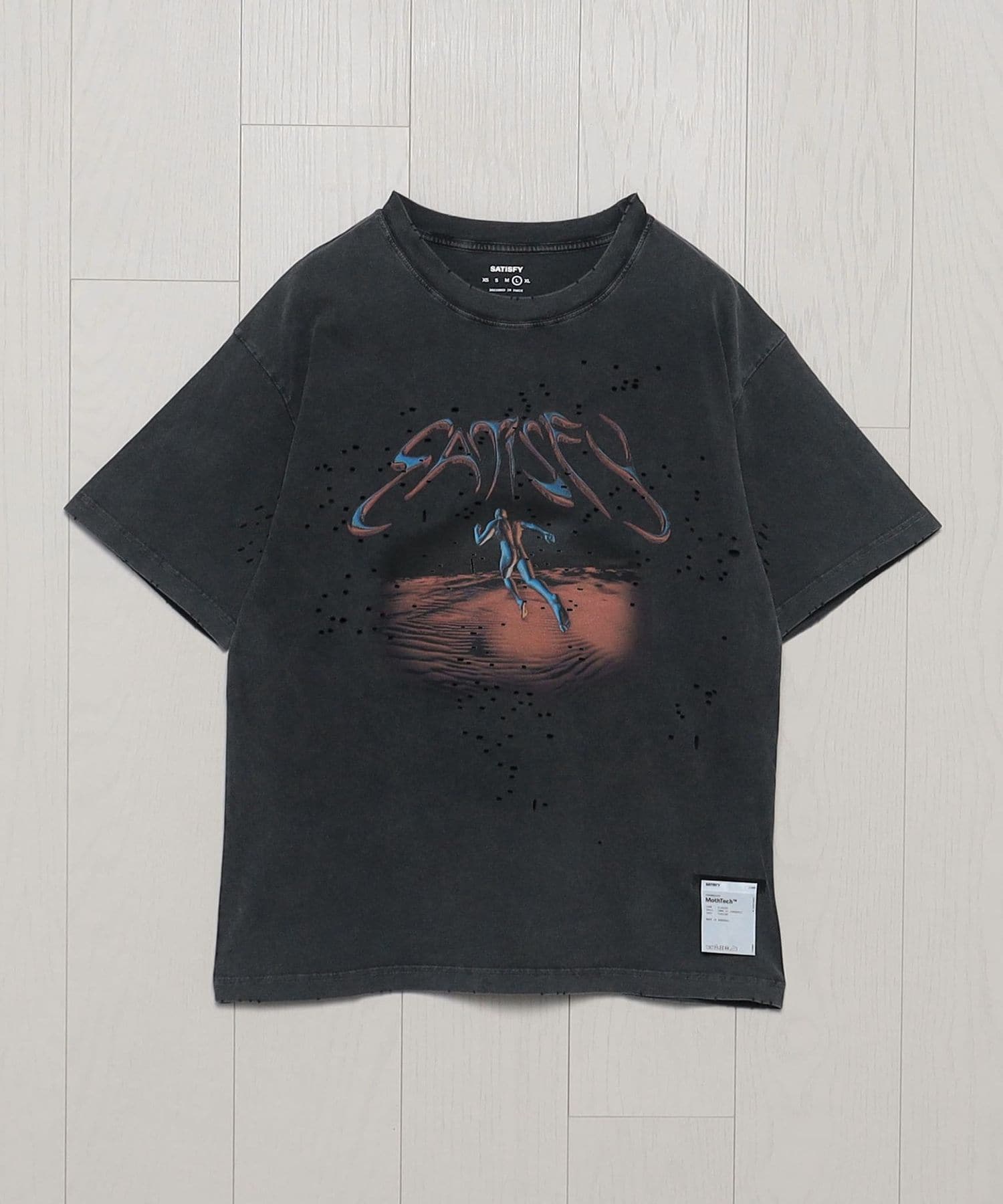 Satisfy MothTech ブラック半袖 Mサイズ 楽天市場】SATISFY サティスファイ Tシャツ 半袖 ストリート