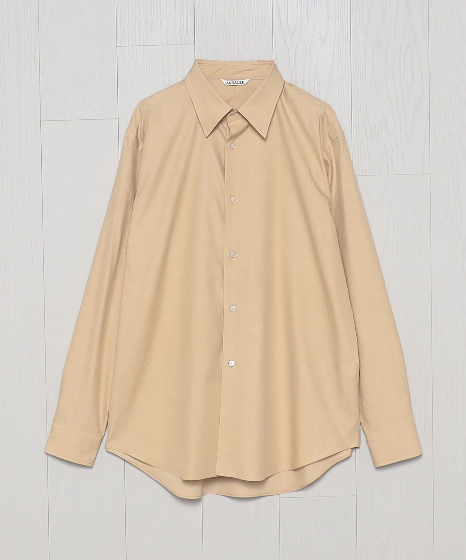 AURALEE＞ WASHED FINX TWILL SHIRT/シャツ 