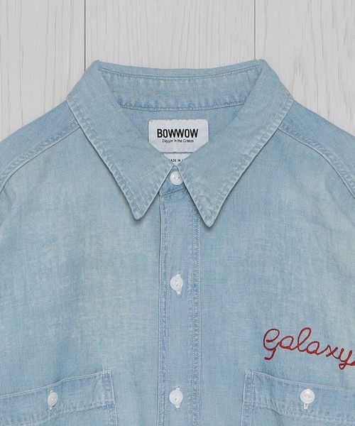 BOWWOW GALAXY SYRUP CHAMBRAY SHIRTS (M)