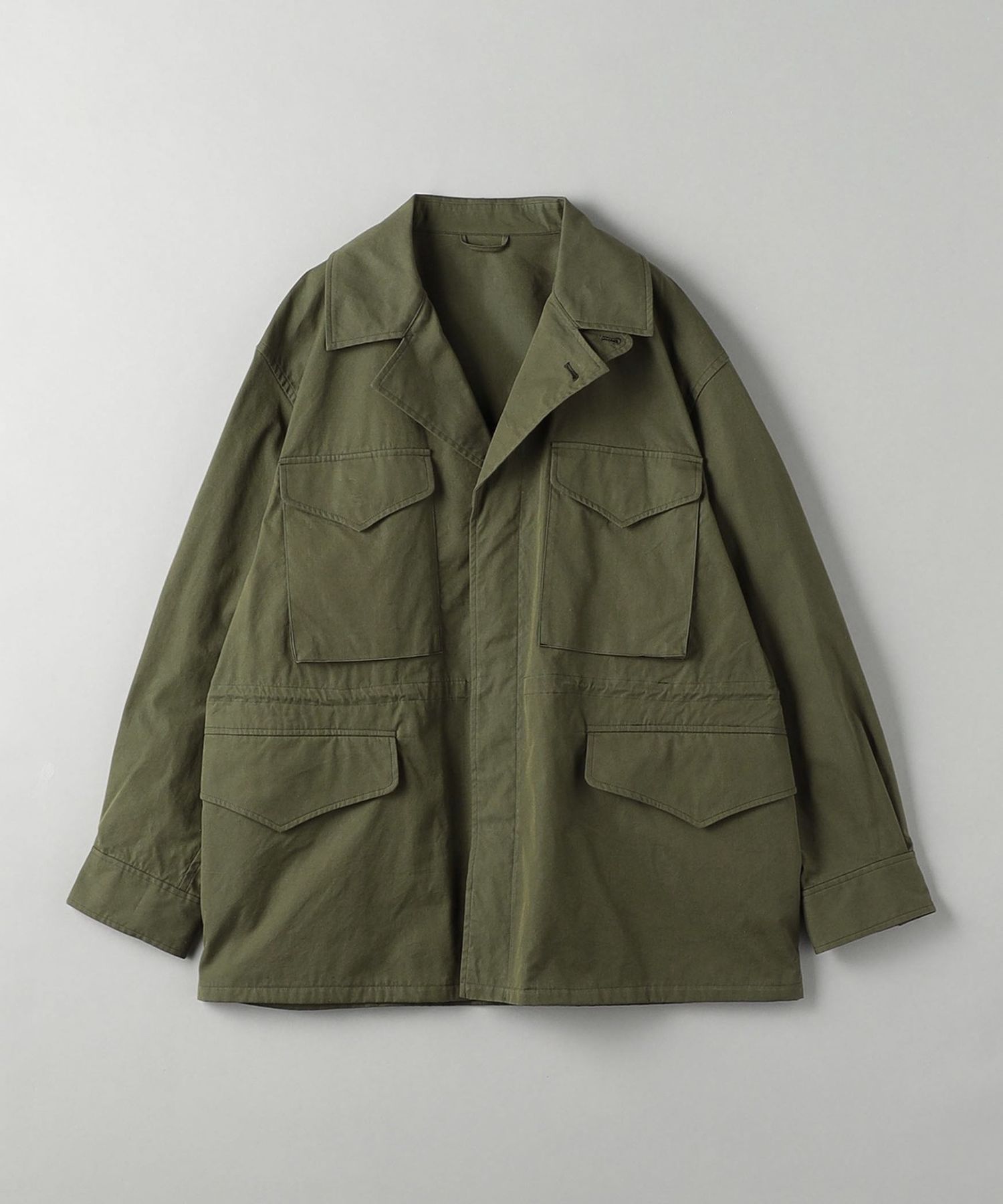 blurhms ナイロン ユーティリティー シャツ ジャケット L BLURHMS（ブラームス） Nylon Utility Collarless Jacket BHS