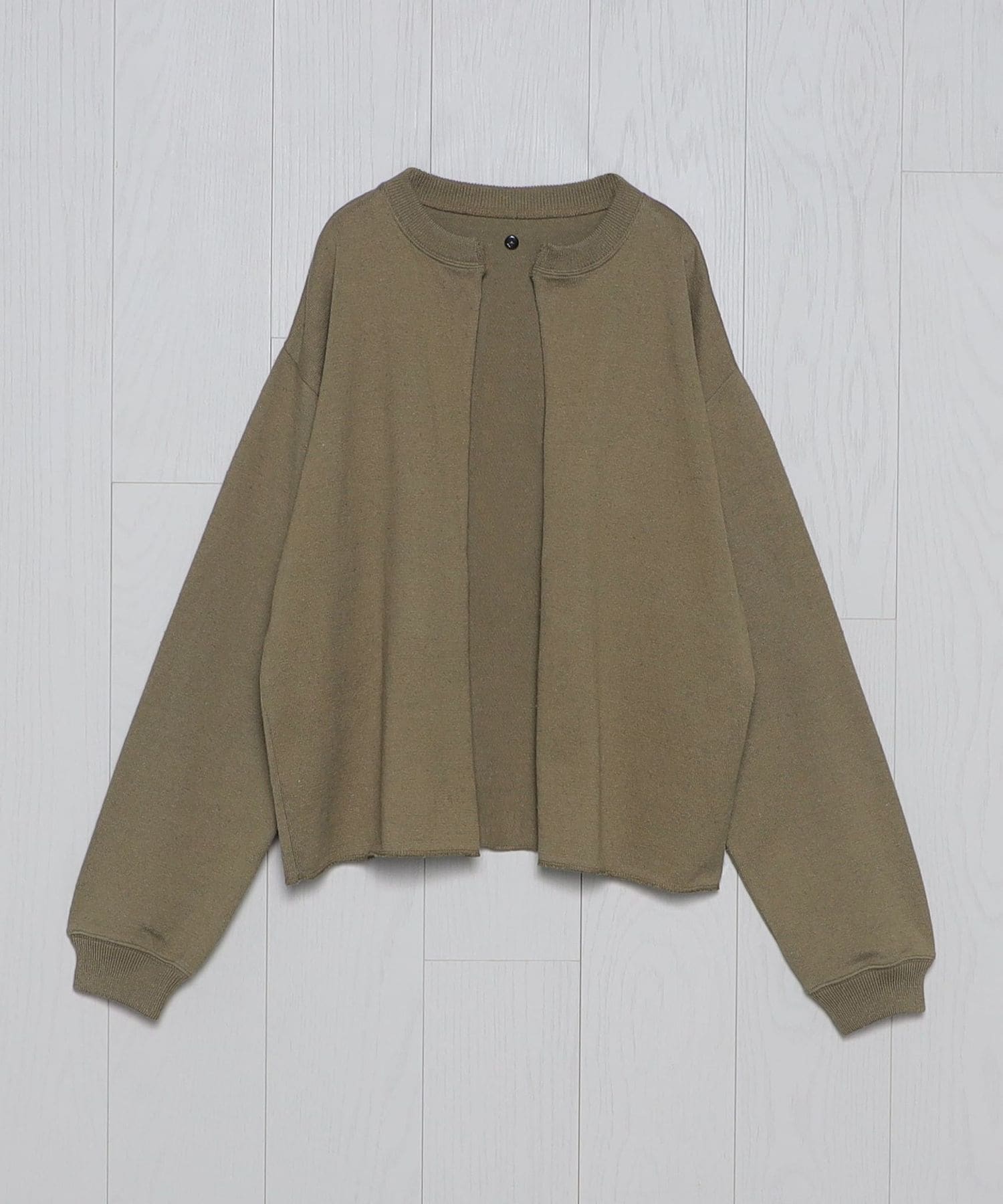 ISSUETHINGS＞ COTTON CARDIGAN/カーディガン 