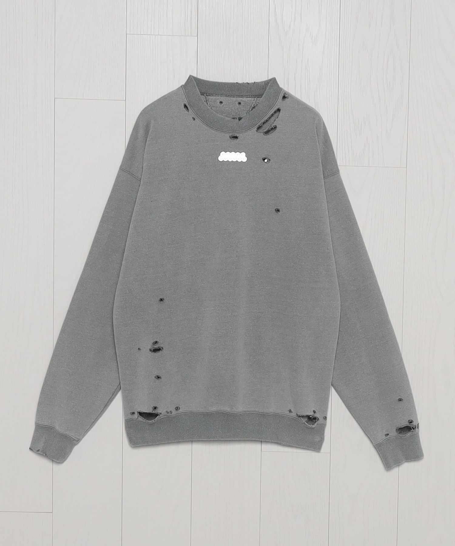 24SS ISSUETHINGS DAMAGE SWEAT イシューシングス
