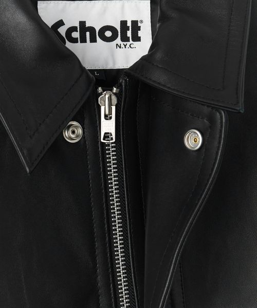 別注】 ＜Schott＞ ハーフ コート