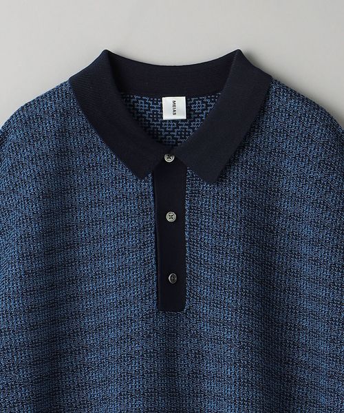 GIMA COTTON TACK PATTERN POLO PULL OVER / STRPO-4S15 – meias