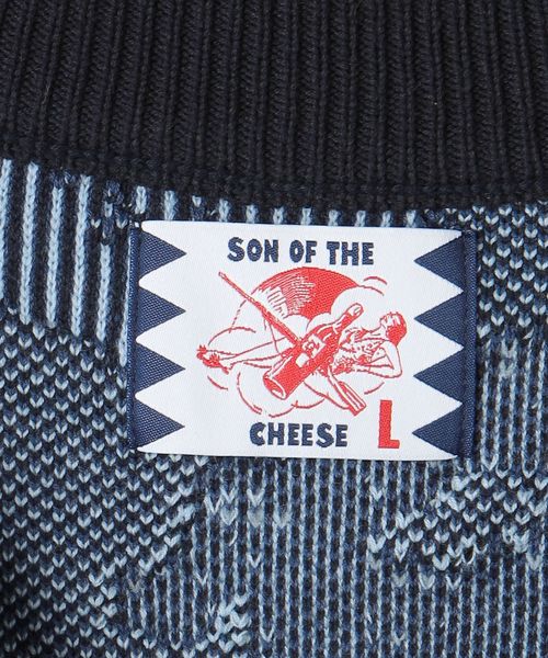 Son of the Cheese＞ フラワー パターン ニット ベスト