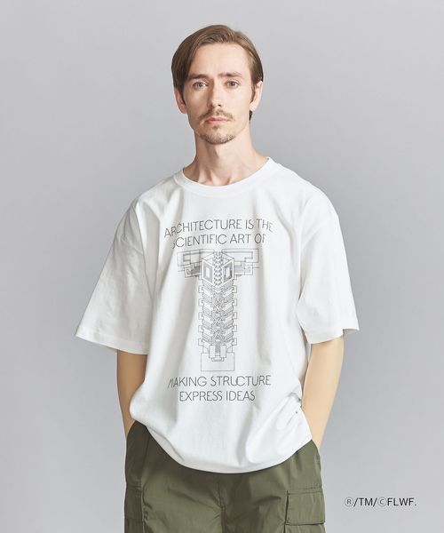 別注】 ＜FRANK LLOYD WRIGHT＞ BONE Tシャツ