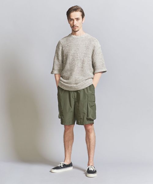 B&Y ギマコットン リラックス ラダー クルーネック ショートスリーブ UNITED ARROWS LTD. OUTLET｜ギマコットン リラックス ラダー