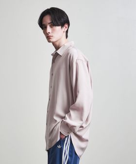 BEAUTY&YOUTH/サテンドレープ シャツ/シャツ / ブラウス