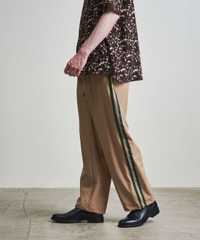 BEAUTY&YOUTH/ナイロン/ポリウレタン ウーブン ワイド トラックパンツ/その他パンツ