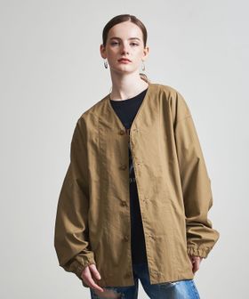 BEAUTY&YOUTH/ナイロン リップストップ ノーカラー ブルゾン/その他コート / ブルゾン