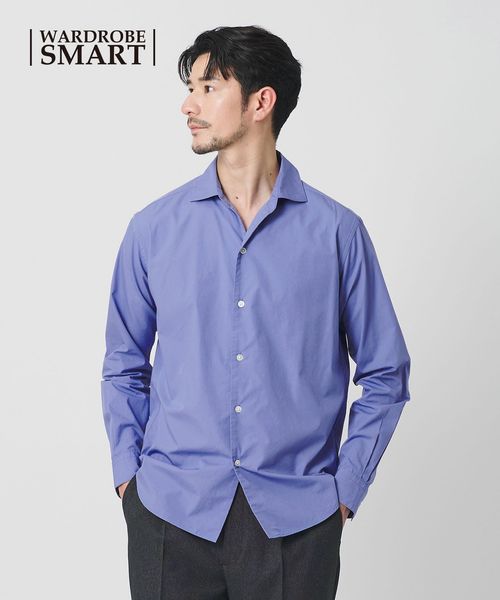 BEAUTY&YOUTH/【WEB限定 WARDROBE SMART】コットン ワイドカラー スキッパー シャツ/シャツ / ブラウス